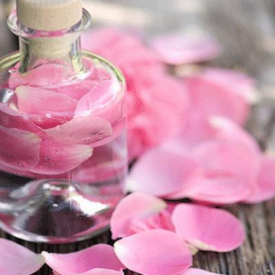 Rose water in perfumery