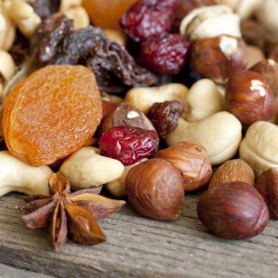 Dried fruits in perfumery