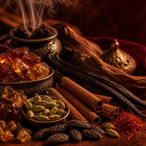 Ambery (oriental) fragrances