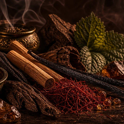 Oriental woody fragrances