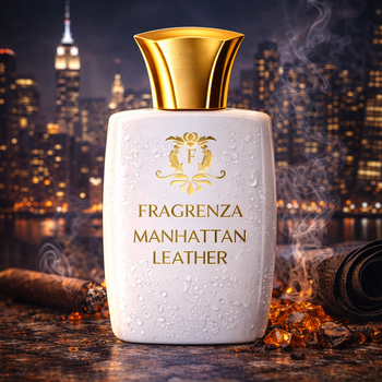 Manhattan Leather — fragrance layering pairing for Milan Glow