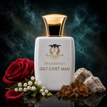 Gilt Civet Man — fragrance layering pairing for Caramelle Rosse