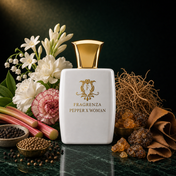 Pepper X Woman — fragrance layering pairing for Japan Black